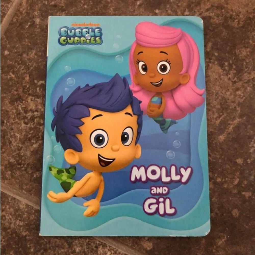 Nickelodeon Bubble Guppies Adventure Book - Blue and Pink